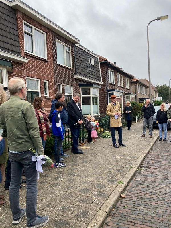 Stolperstein-Verlegung Gerrit Visser